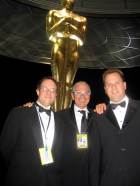 Bob Dickinson, Bob Barnhart and myself @ the 2006 Academy Awards